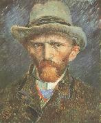 Self-Portrait with Grey Felt Hat (nn040 Vincent Van Gogh